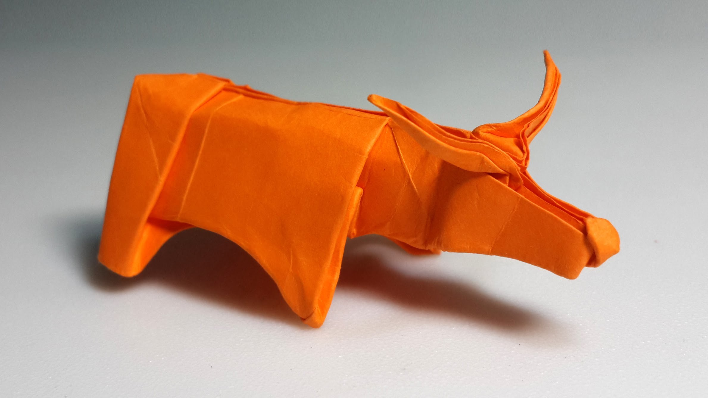 Cách Xếp Con Trâu Bằng Giấy Theo Phong Cách Origami