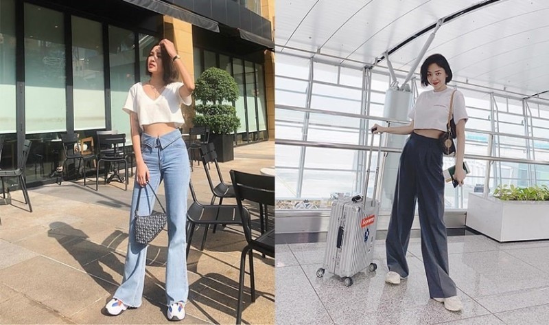Đây là cách phối đồ kinh điển, phù hợp với mọi dáng người