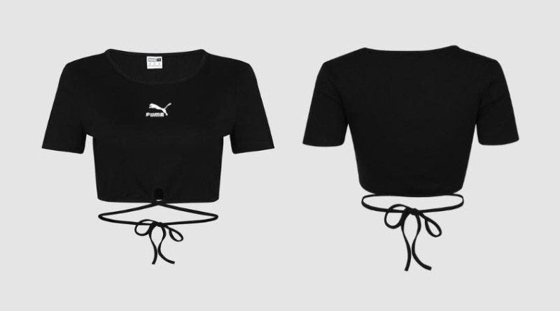 Áo Croptop Lifestyle Nữ Puma Classics Ribbed 533450-01