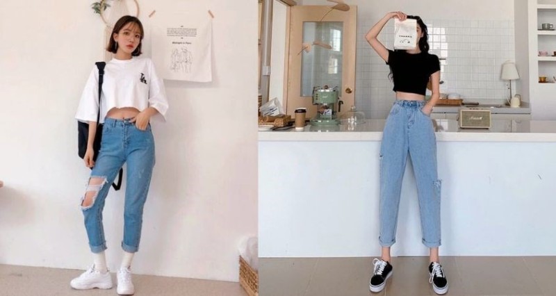 Áo thun unisex và quần baggy giúp bạn nữ trở nên sành điệu hơn