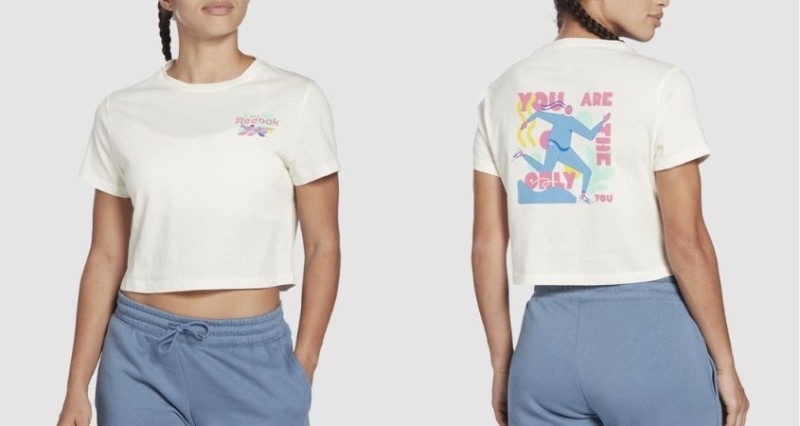 Áo Croptop Tập Luyện Nữ Reebok H56367