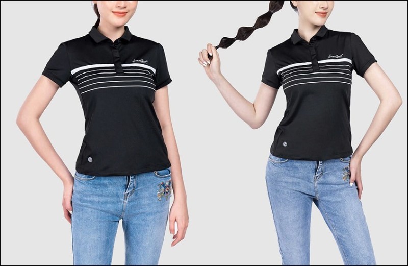 Áo thun có cổ form slim-fit