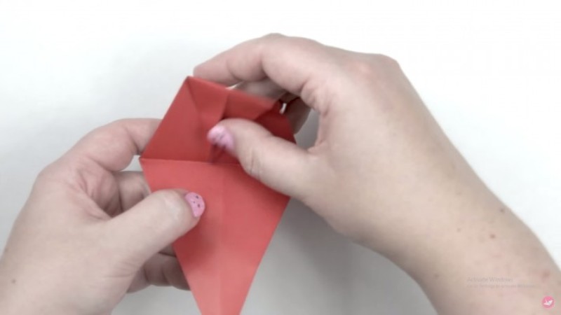 cách gấp bookmark-Bước 3