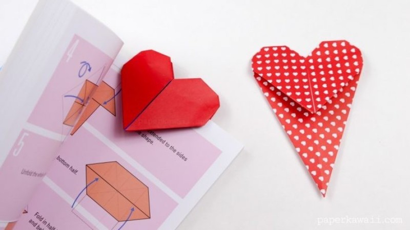 cách gấp bookmark-Bước 4