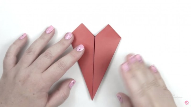 cách gấp bookmark-Bước 3