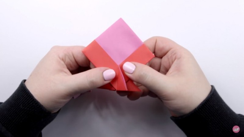 cách gấp tên lửa-Bước 3