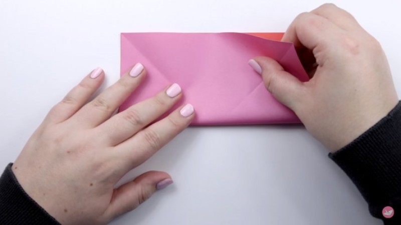 cách gấp tên lửa-Bước 1