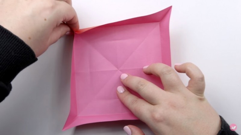 cách gấp tên lửa-Bước 2