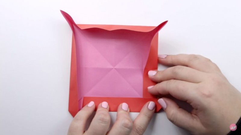 cách gấp tên lửa-Bước 2