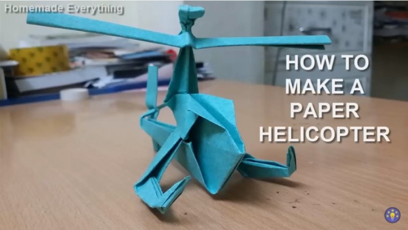 cách gấp trực thăng