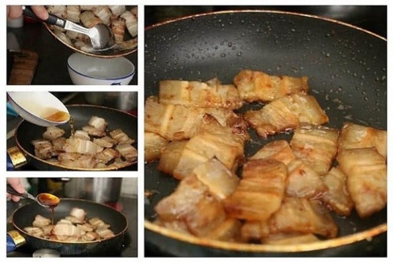 Rang thịt cháy cạnh.