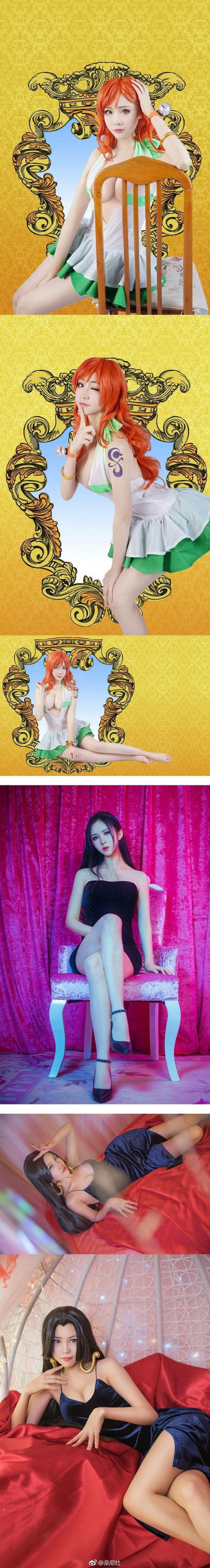 cosplay one piece- Nami và Nico Robin