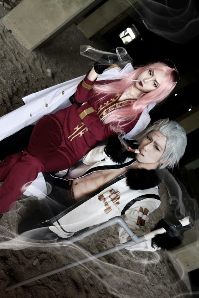 cosplay one piece- Smoker và Tashigi