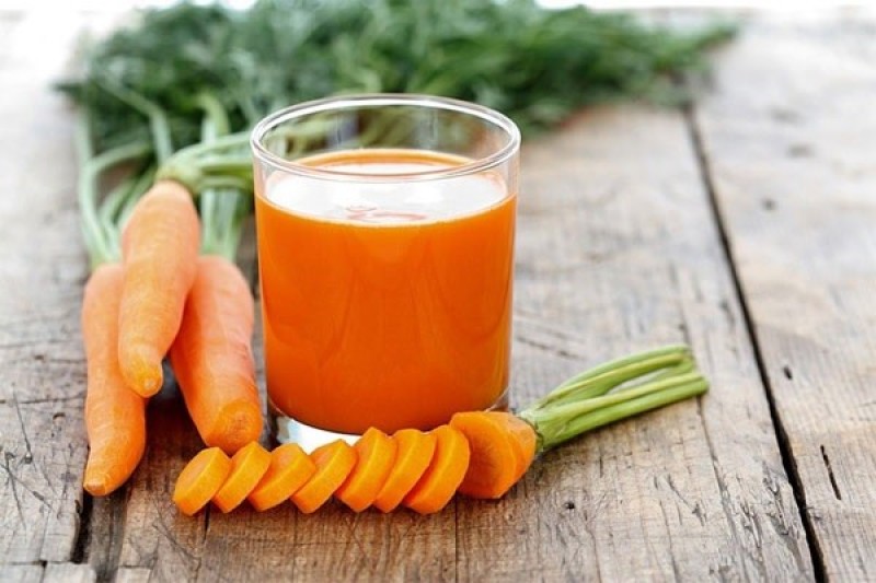 Nước ép cà rốt.