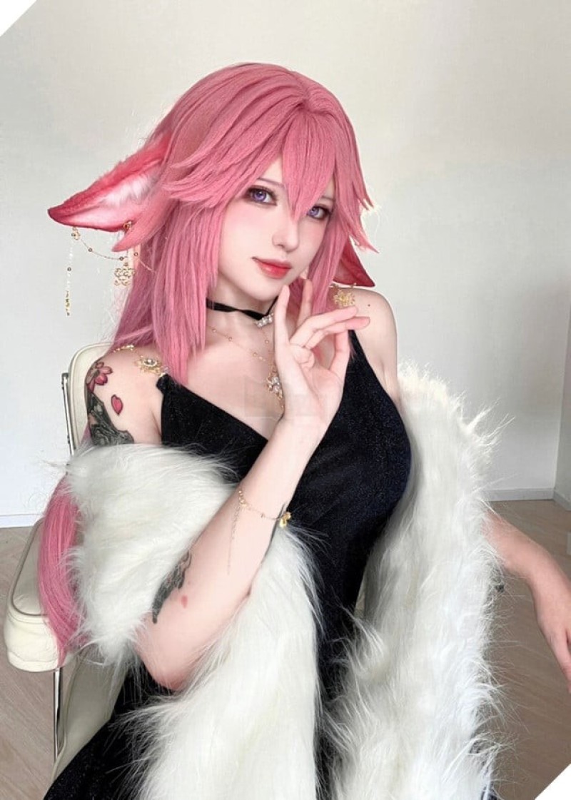 cosplay yae miko genshin impact