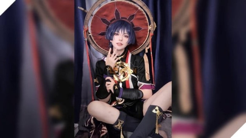 Scaramouche cosplay genshin impact