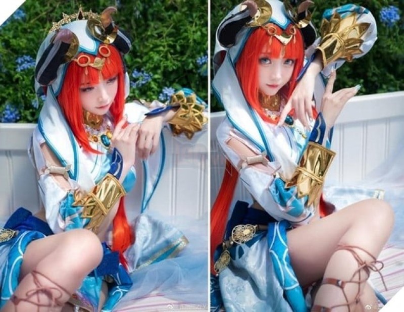 Genshin Impact: Ngẩn ngơ với bộ cosplay Nilou xinh đẹp tựa thiên thần