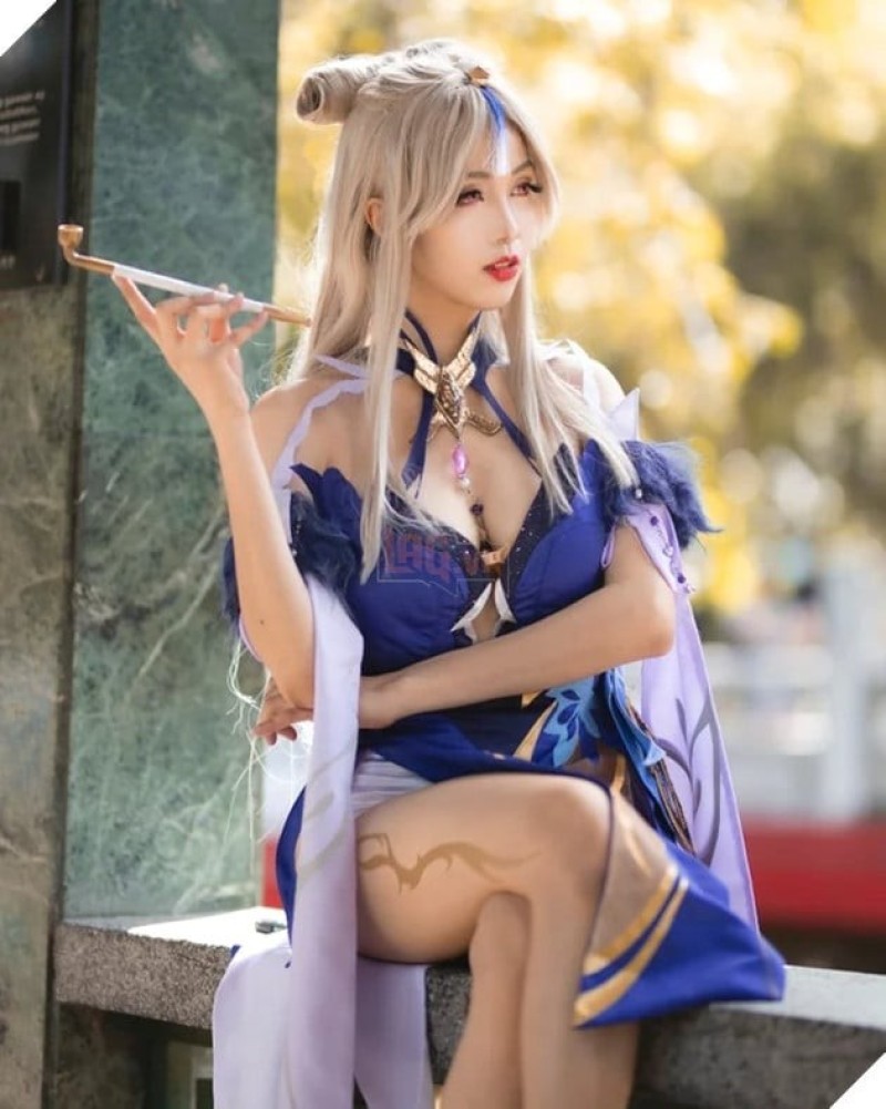 Chiêm ngưỡng bộ cosplay Ningguang trong trang phục U Lan Tinh Diệu cực kì thu hút khiến fan không thể rời mắt 3