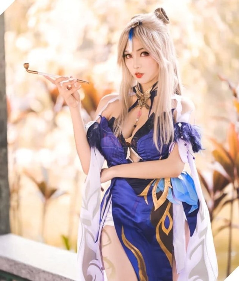 Chiêm ngưỡng bộ cosplay Ningguang trong trang phục U Lan Tinh Diệu cực kì thu hút khiến fan không thể rời mắt 4