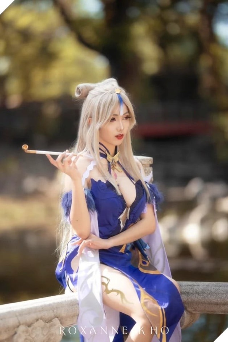 Chiêm ngưỡng bộ cosplay Ningguang trong trang phục U Lan Tinh Diệu cực kì thu hút khiến fan không thể rời mắt 5