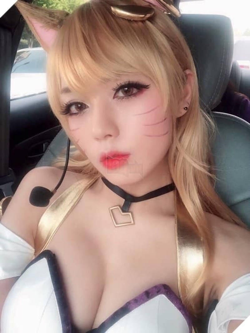 Quên luôn bản gốc với những màn hóa thân thành cô nàng Hồ ly Ahri nóng từng centimet của nữ cosplayer xứ kim chi - Ảnh 6.