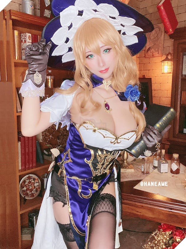 Nóng Hết Cả Người Với Loạt Ảnh Cosplay Lisa Genshin Impact Không-Thể-Hấp-Dẫn-Hơn Của Haneame