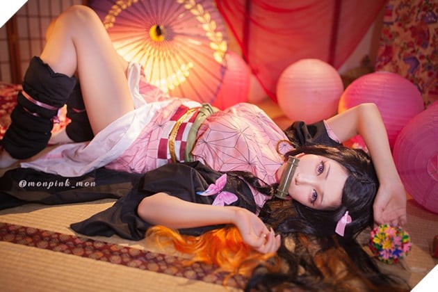 Xỉu UP Xỉu DOWN Với Bộ Ảnh Coplay Nezuko, Trùng Trụ, Luyến Trụ, Quỷ Nhện Siêu Quyến Rũ