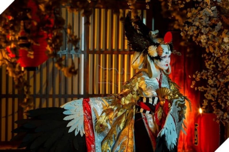 Âm Dương Sư: Thêm một bộ Cosplay xuất sắc của mẹ Cò Cô Hoạch Điểu từ fan hâm mộ 3