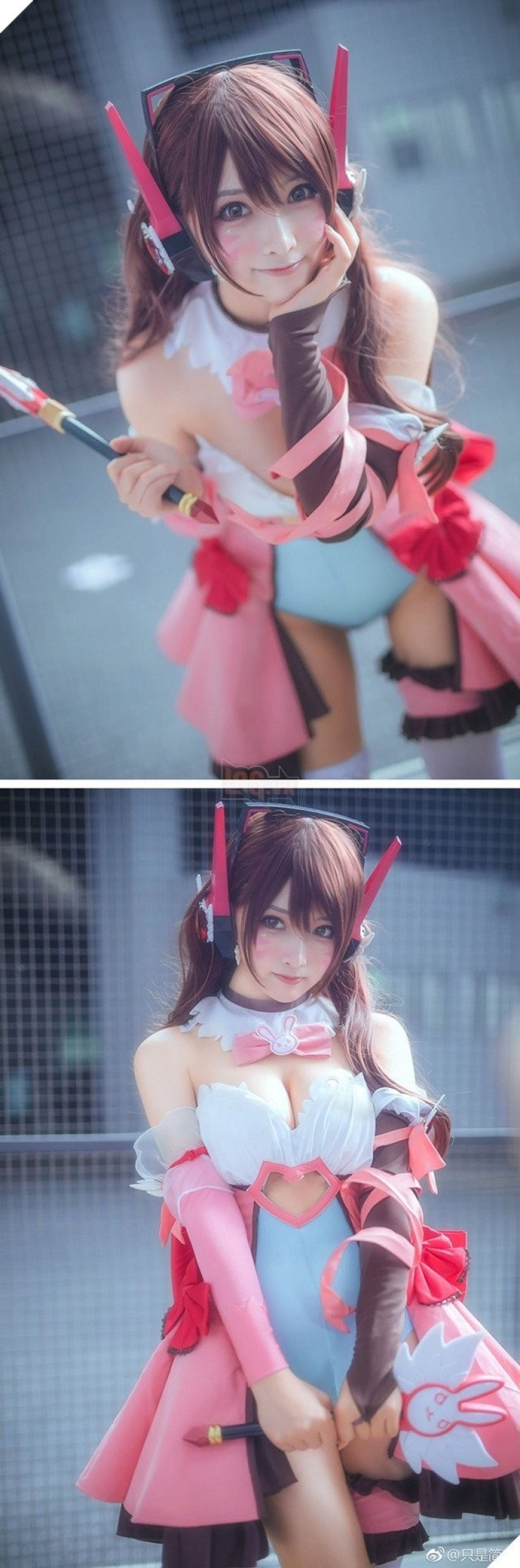 Ngộp thở với vòng một gợi cảm trong bộ ảnh cosplay D.va của Overwatch - Ảnh 6.