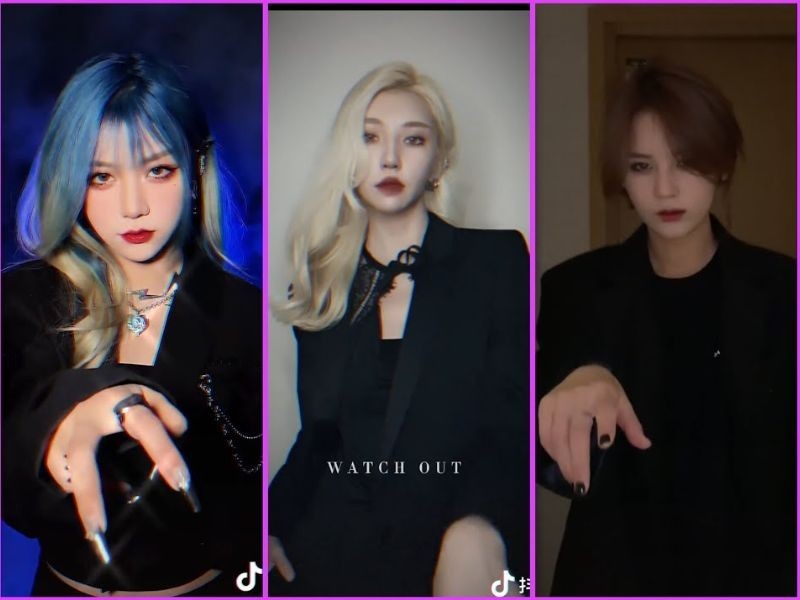 Trend tiktok chỉ tay biến hình 