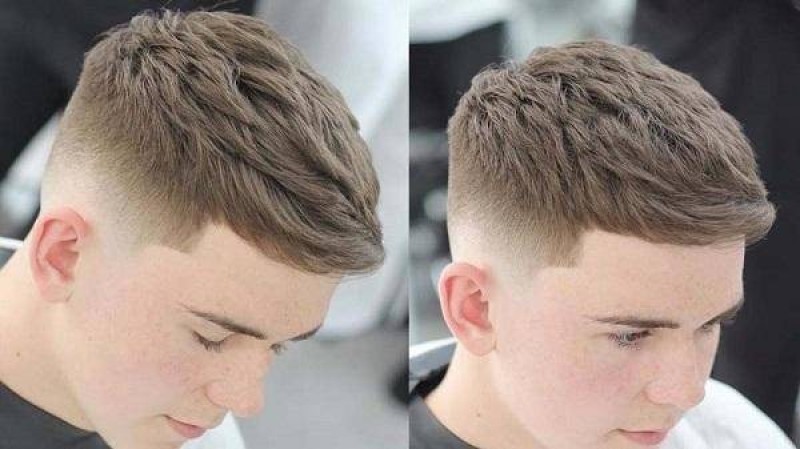 Tóc nam Mohican gọn nhẹ, đơn giản