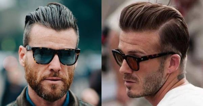 Kiểu tóc nam chơi Tết Slicked Back