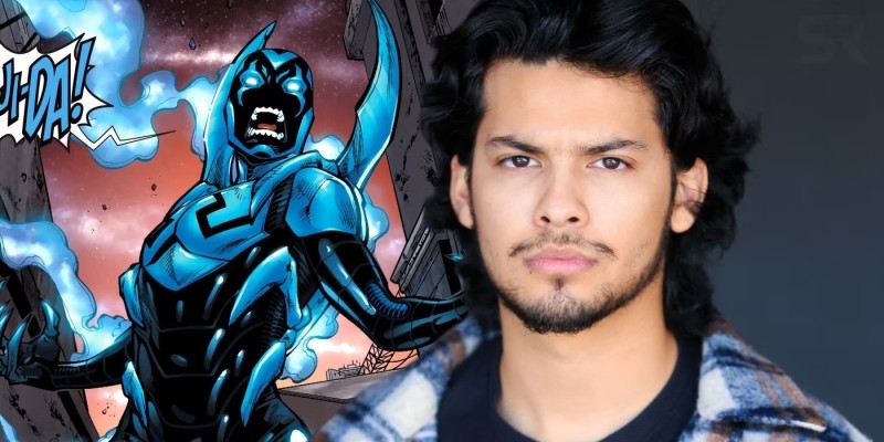 Xolo Maridueña thủ vai Blue Beetle trong bộ phim cùng tên. Ảnh: Screen Rant.