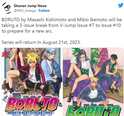 Manga Boruto Nghỉ 4 Tháng Để Chuẩn Bị Cho 'Bước Ngoặt' Lớn Của Cốt Truyện
