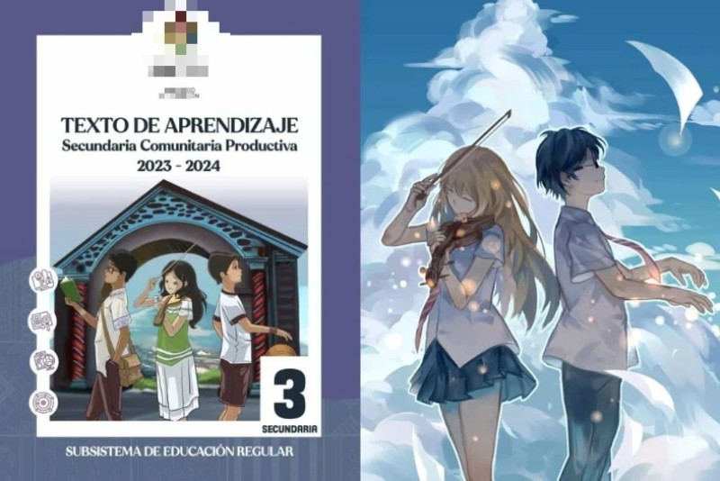 Phát hiện sách giáo khoa đạo nhái poster của nhiều anime nổi tiếng - Ảnh 5.