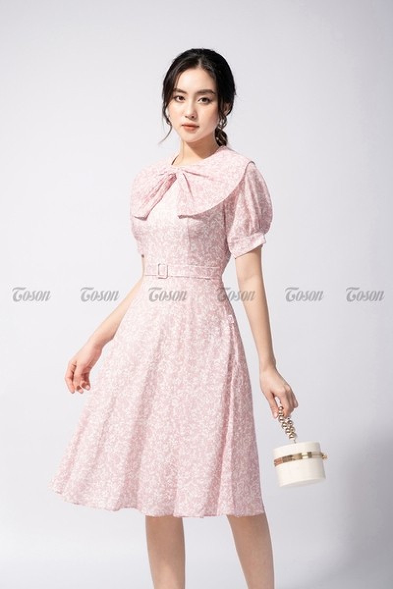 Đầm xòe công sở item không thể thiếu của nàng béo