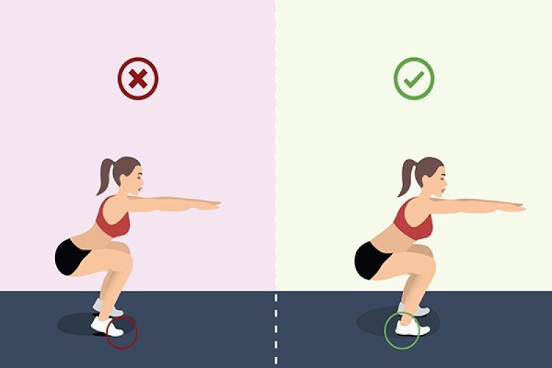 Tập Squat đúng cách để không ảnh hưởng cột sống