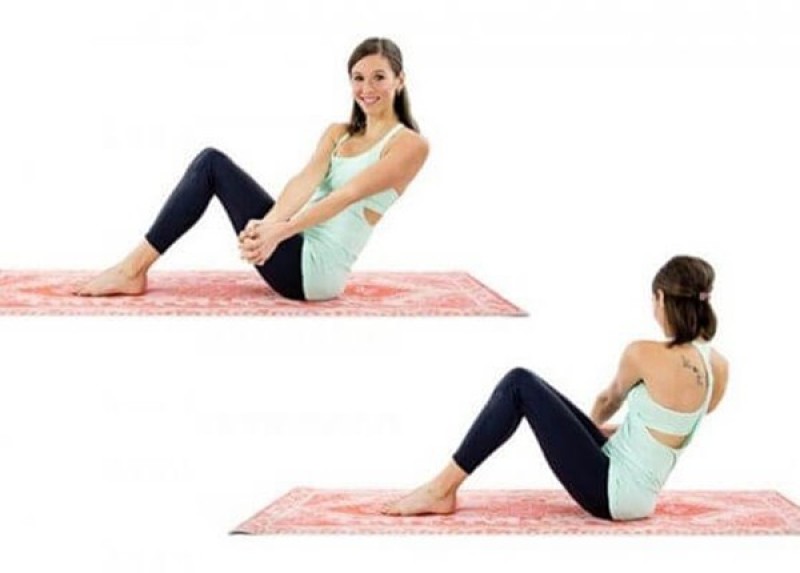 Bài tập ngồi xoay hông