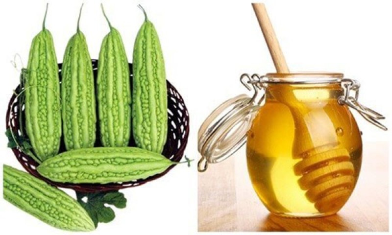 Giảm cân bằng mướp đắng và mật ong
