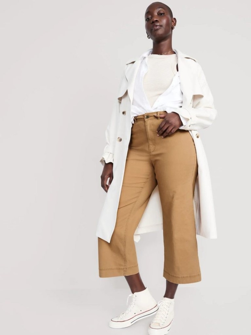 Áo blazer phối đồ với quần ống rộng