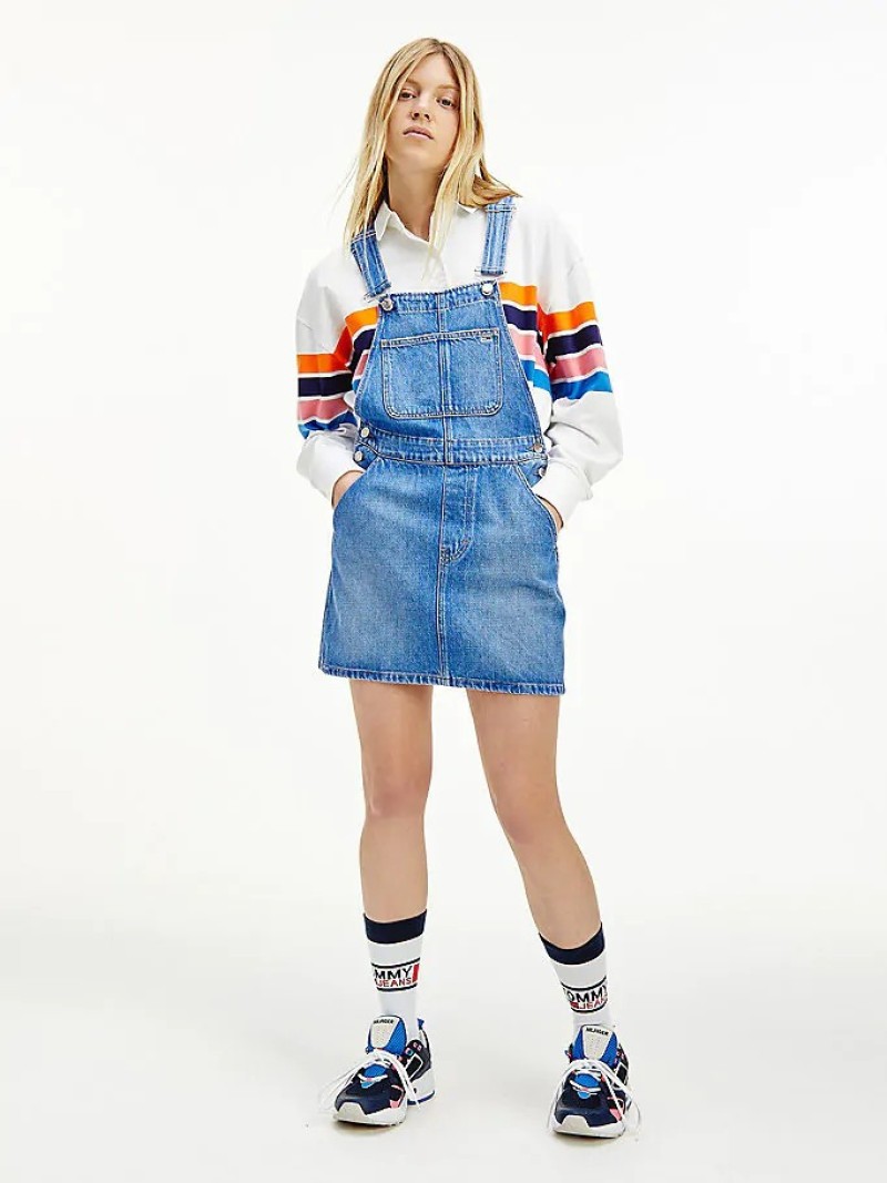 Váy Yếm Nữ Denim Tommy Jeans