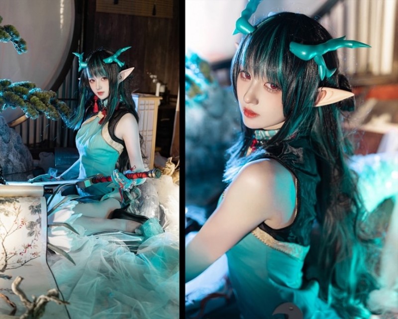 Cosplay cô nàng Dusk trong tựa game Arknights 232408