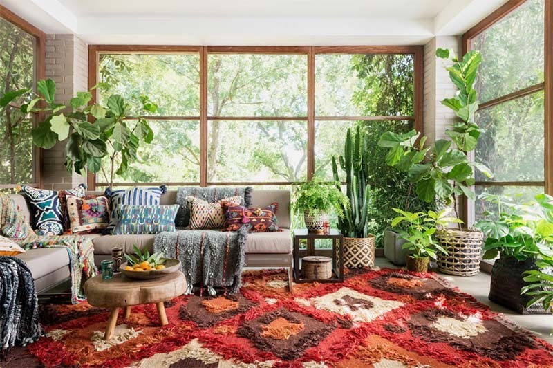 trang trí nội thất phong cách bohemian