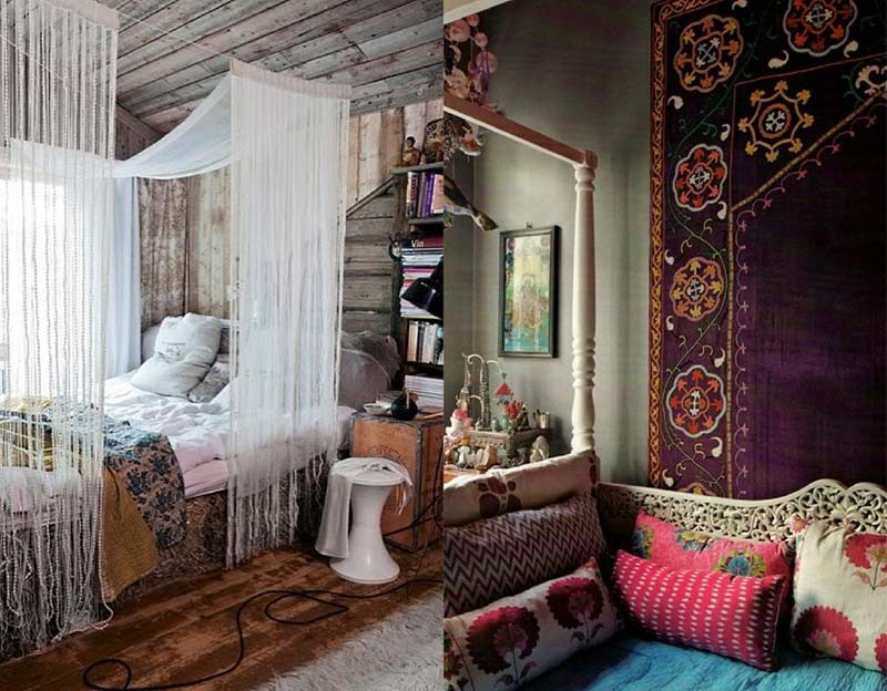 thiết kế nội thất theo phong cách bohemian style