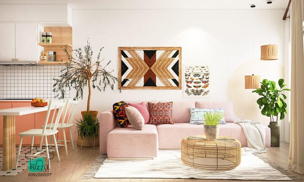 Phong Cách Nội Thất Bohemian Với 6 Chất Liệu Làm Nên Nét Riêng