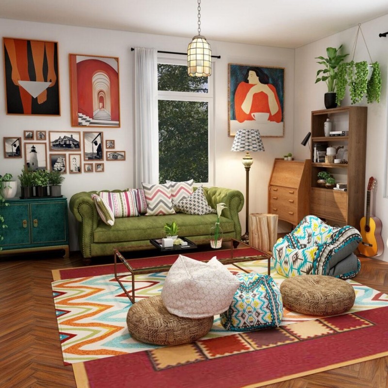 Vẻ đẹp của phong cách nội thất Bohemian