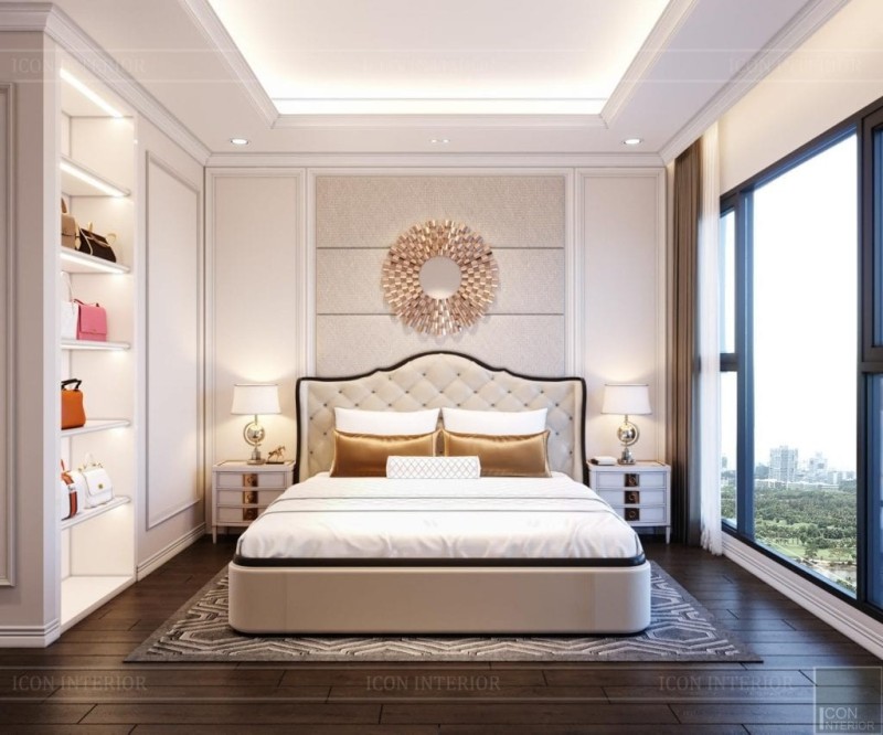 Phong cách nội thất phòng ngủ Tân Cổ Điển
