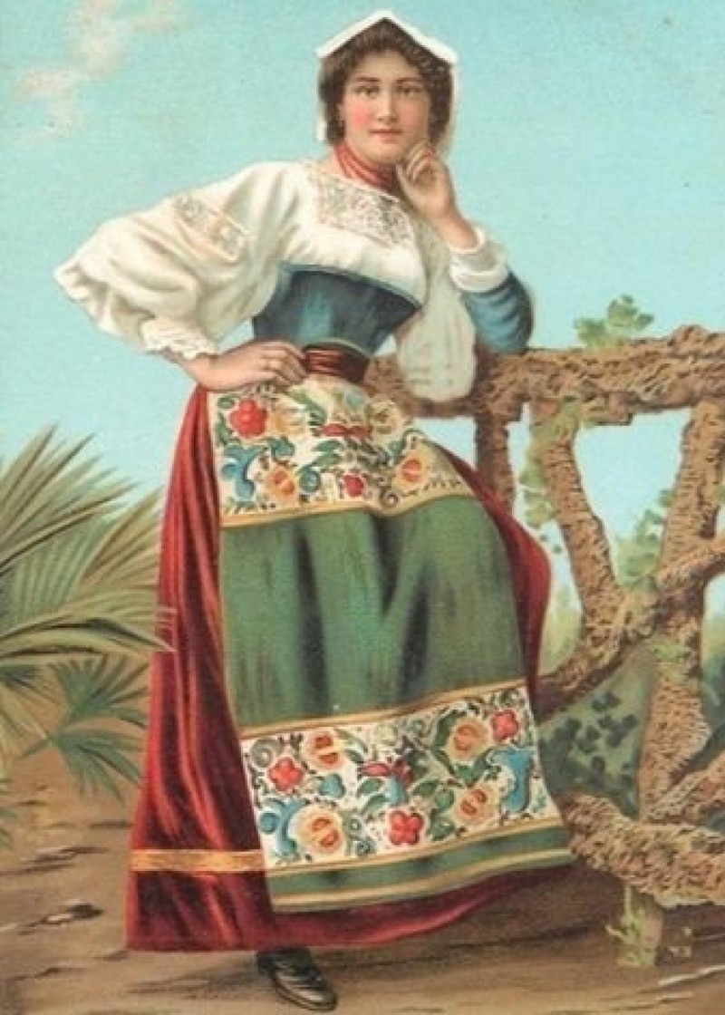trang phục dân tộc ý