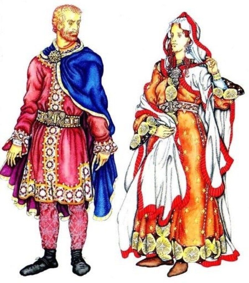 trang phục dân tộc ý