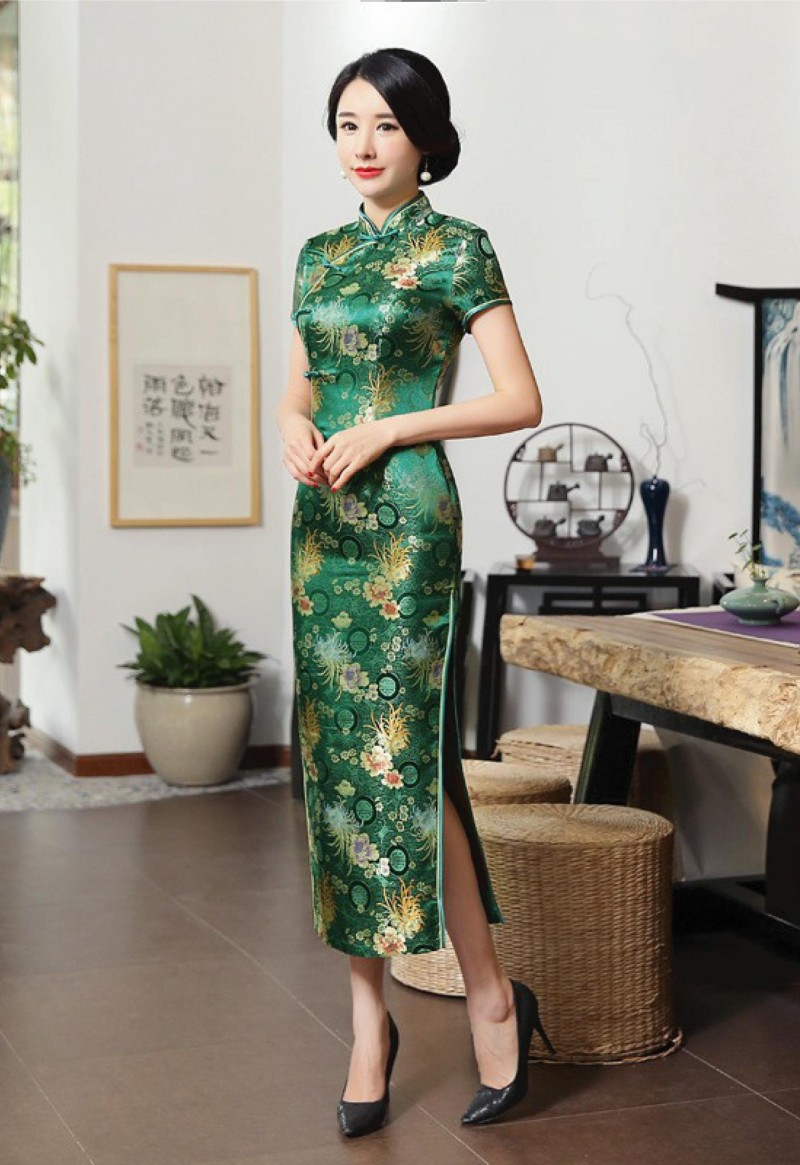 Sườn xám “nét yêu kiều” phụ nữ xứ Trung Hoa